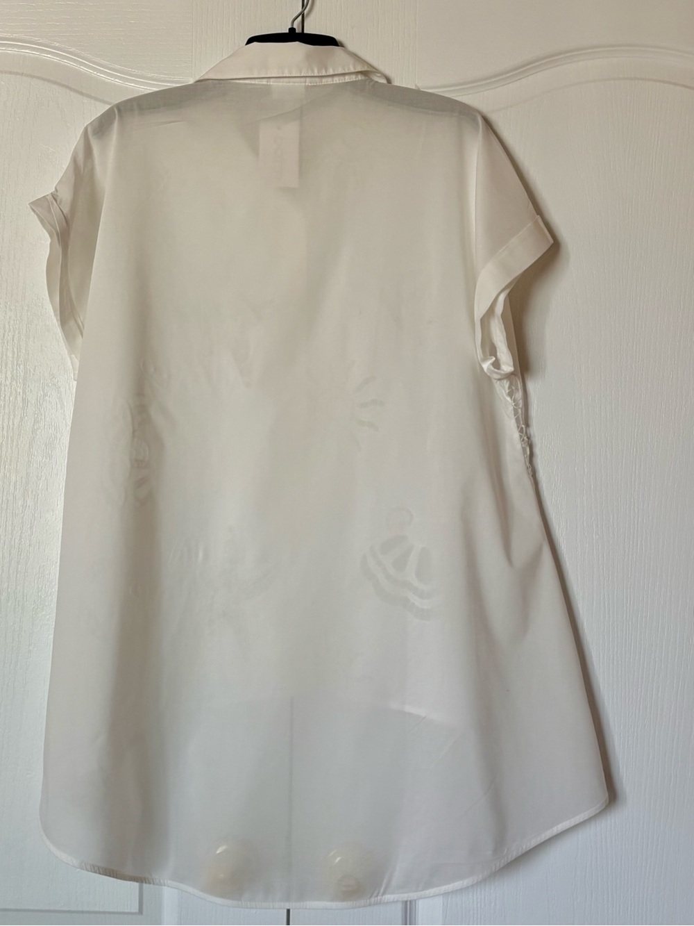 Dotti White Embroidered Button-Down Shell & Starfish Top - Picture 2 of 5
